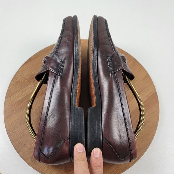 Allen Edmonds Horsebit Brown Leather Loafers Ledgemere Mens Shoe Size 11 B - Picture 7 of 11